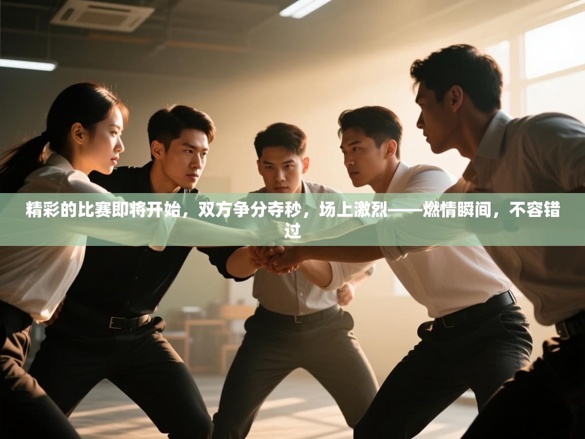 精彩的比赛即将开始,双方争分夺秒,场上激烈——燃情瞬间,不容错过 第2张
